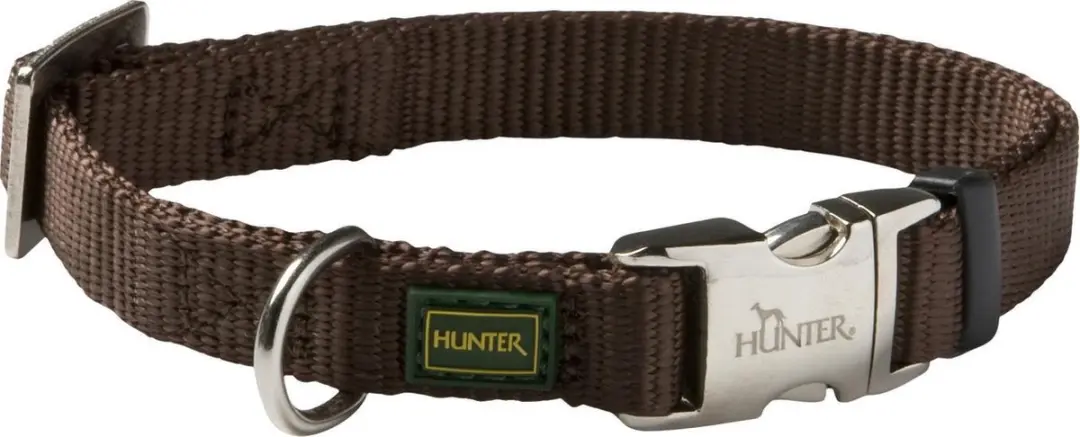 Hunter Vario Basic Alu-Strong Hondenhalsband 30-45cm - Bruin