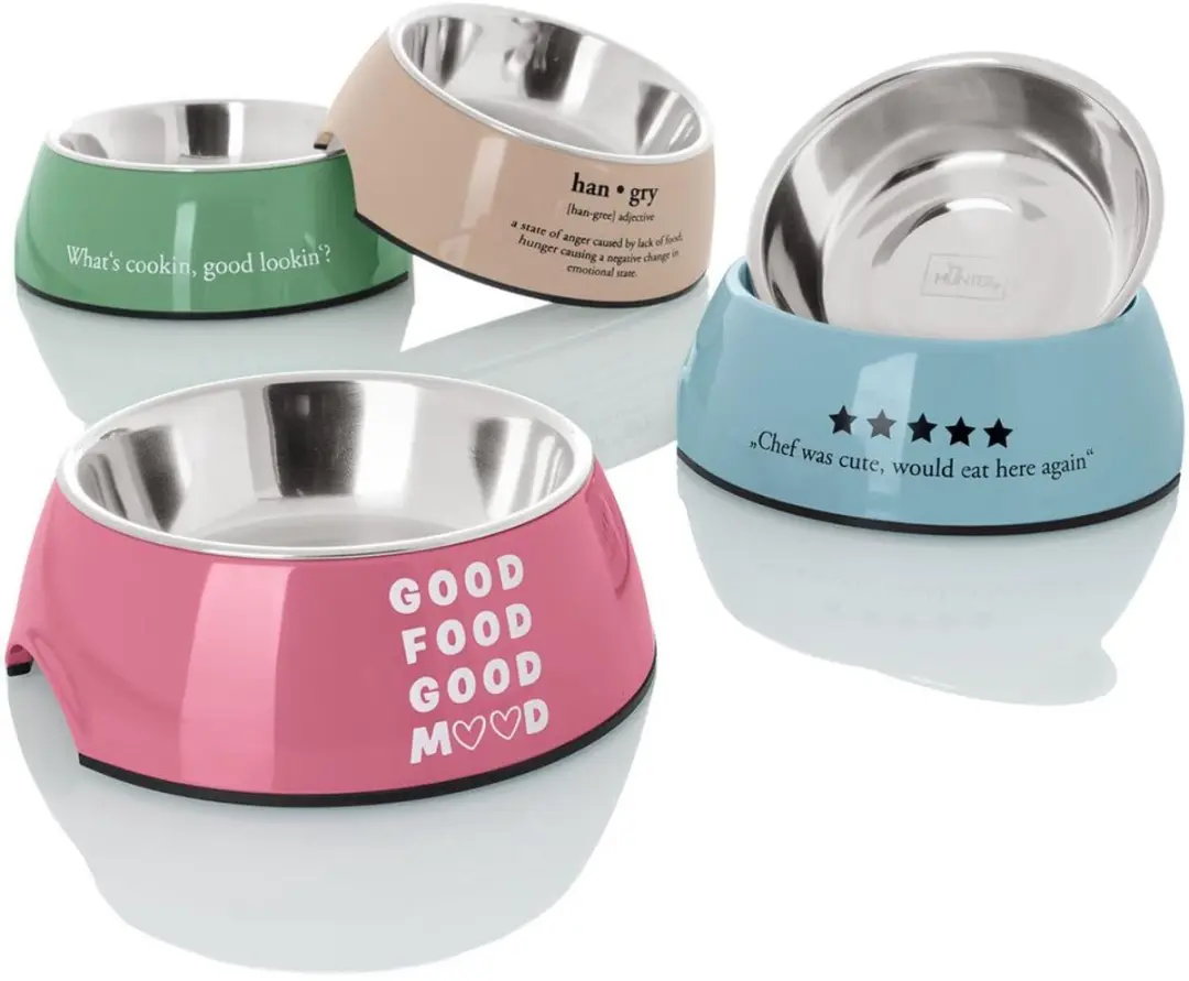 Hunter Chester Roze Voerbak 700ml