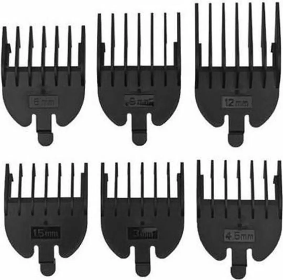 Kyone UCC Magnetische Opzetkammen - 6 Stuks - Zwart