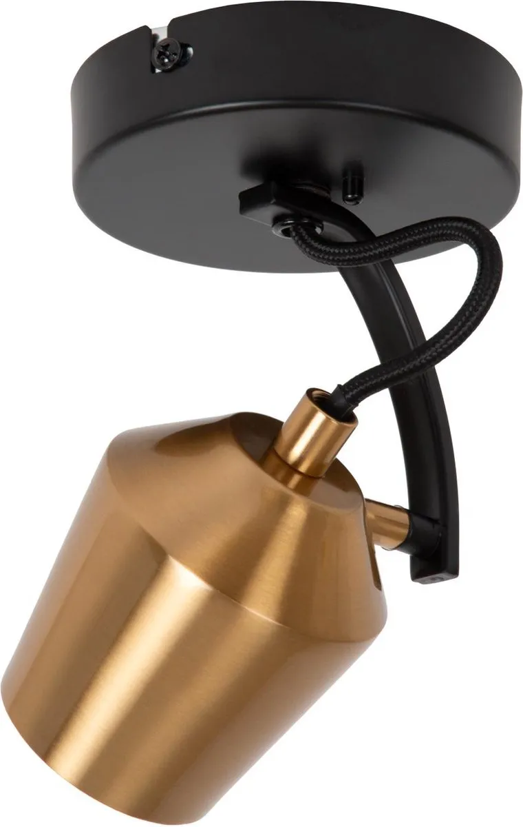 Lucide Emile Plafondspot GU10 Ø10,5cm - Mat Goud/Messing