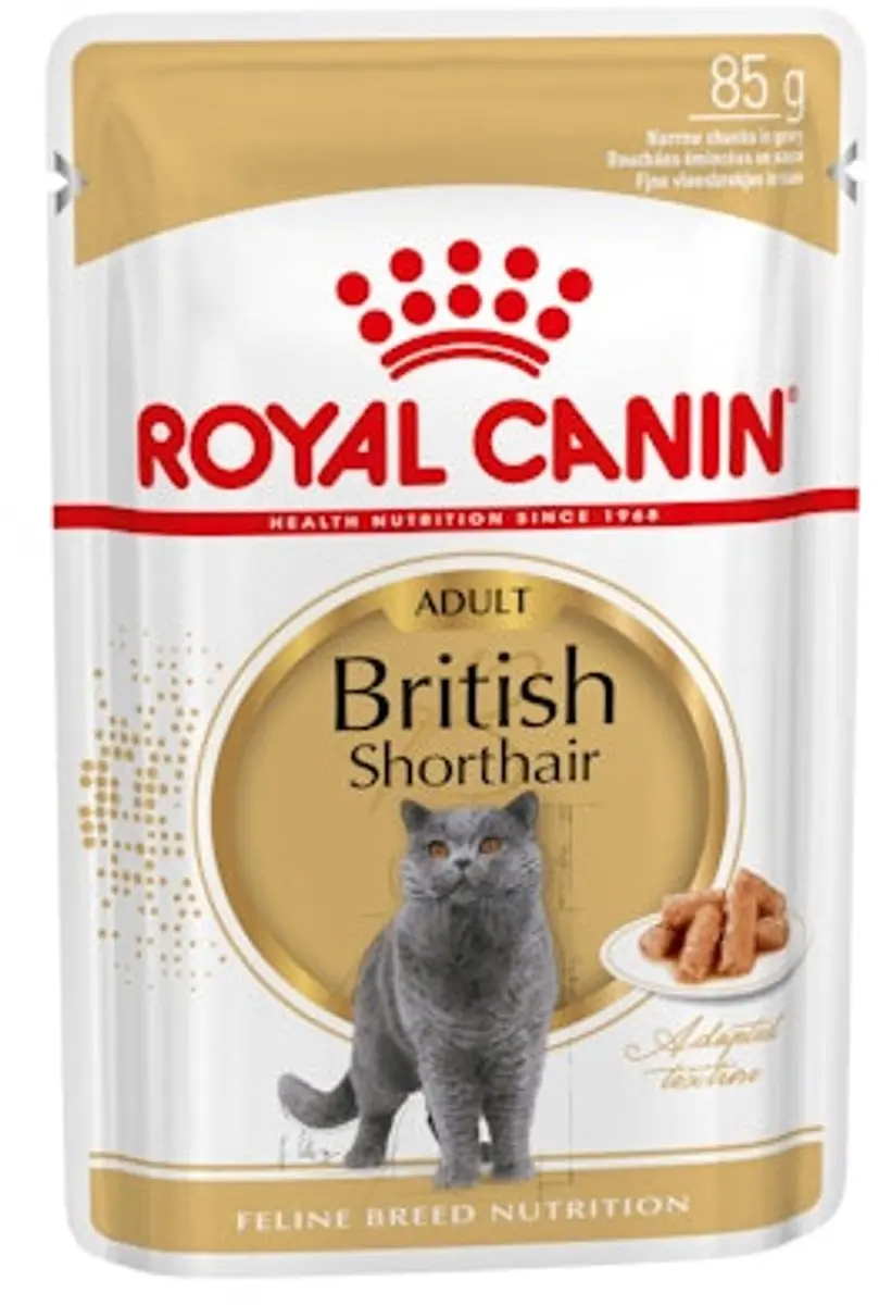 Royal Canin British Shorthair Adult Natvoer - 24x85g