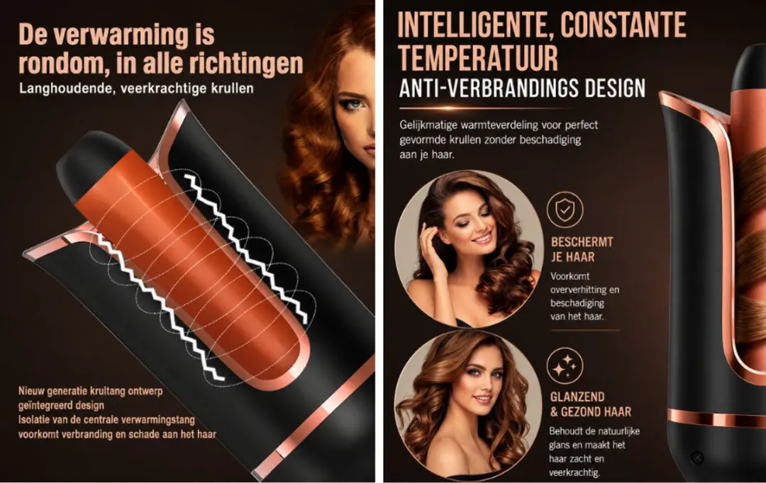 Doop Automatic Curler Automatische Krultang - 1,1-3,5cm - afbeelding 6 van 6