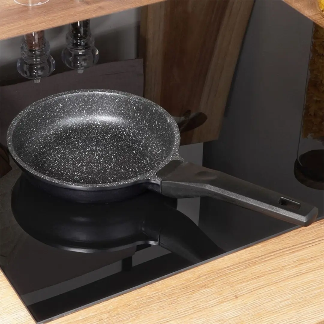 Orion Grande Granieten Koekenpan 18cm - Inductie - Zwart