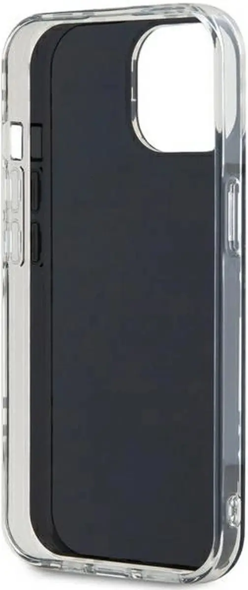 DKNY Checkered Serie iPhone 15 Plus Hoesje - Zwart - afbeelding 6 van 6