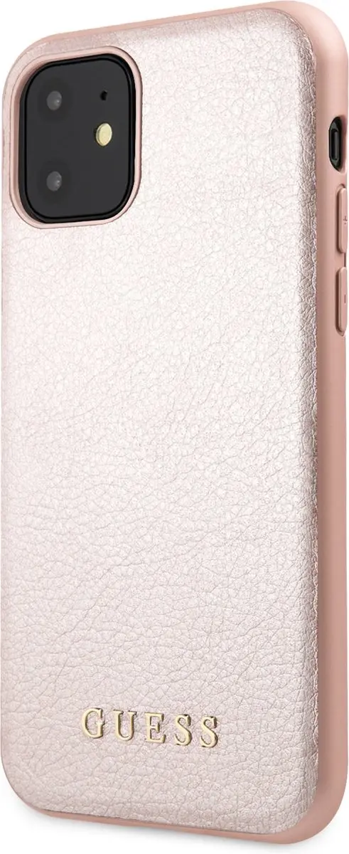 GUESS Backcase Hoesje iPhone 11 - Rose Goud