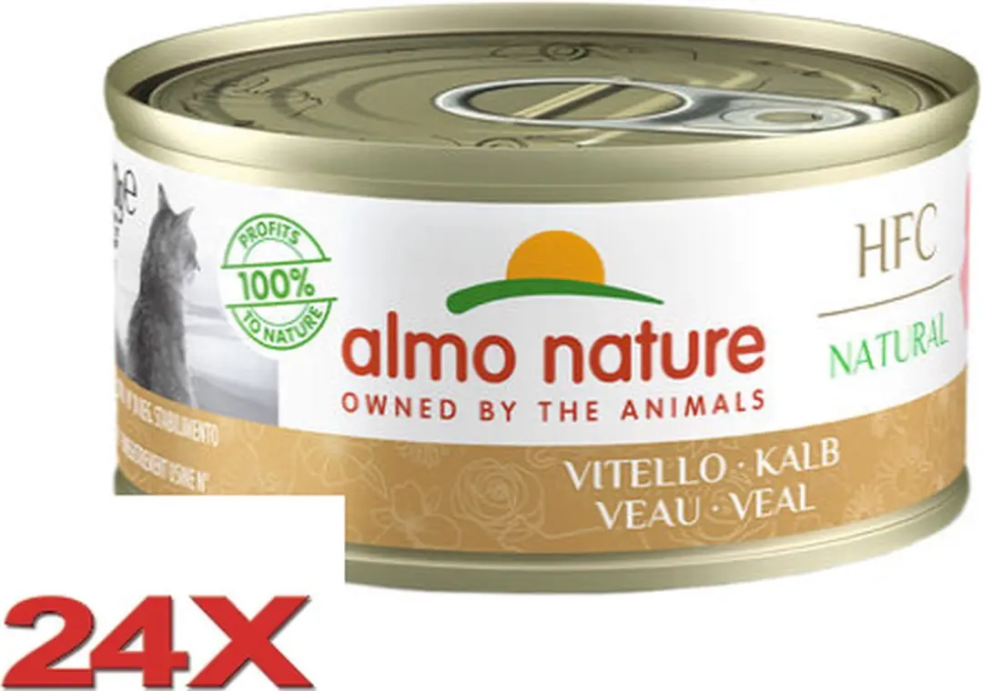 Almo Nature HFC Kattenvoer Kalf 24x70g