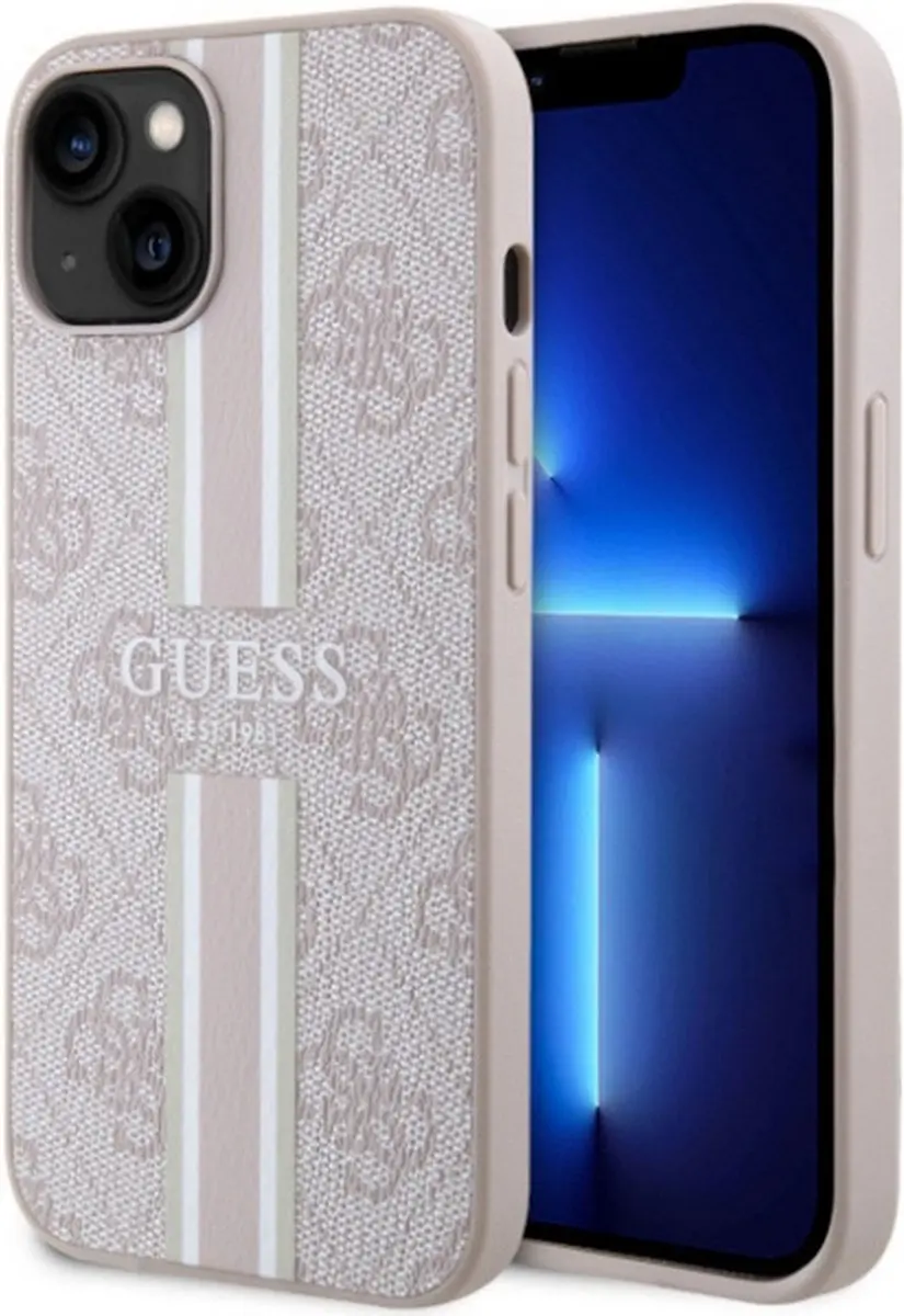 GUESS 4G Printed Stripe Back Case
