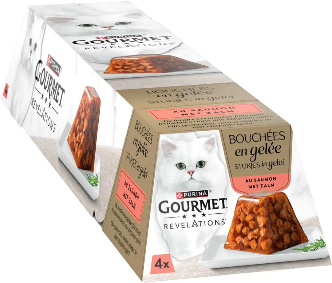 Gourmet Revelations Gelei Kattenvoer Zalm - 24x57g