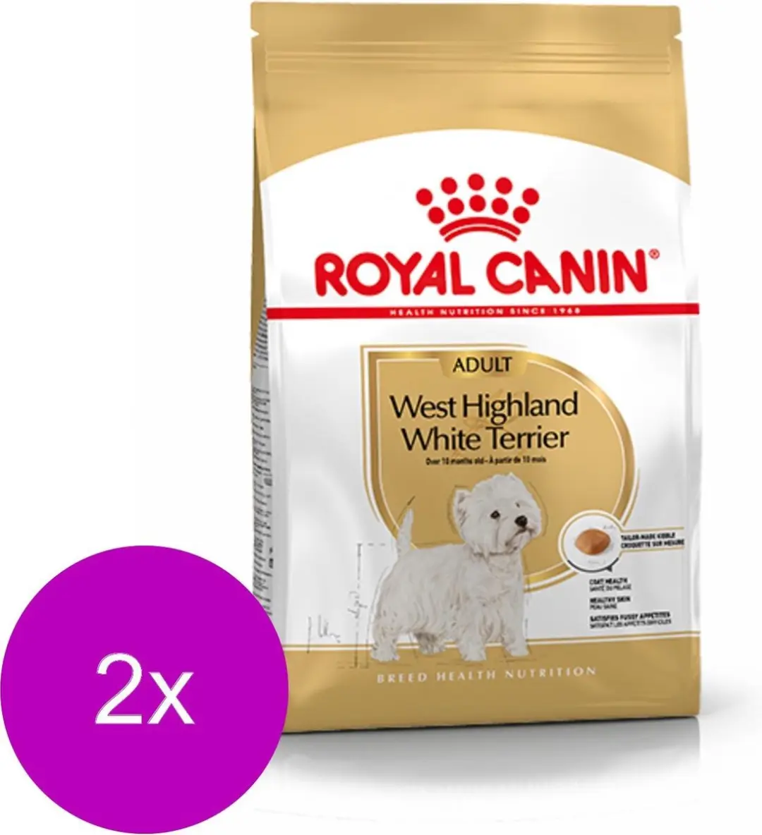 Royal Canin West Highland White Terrier Adult Hondenvoer - 2x3kg