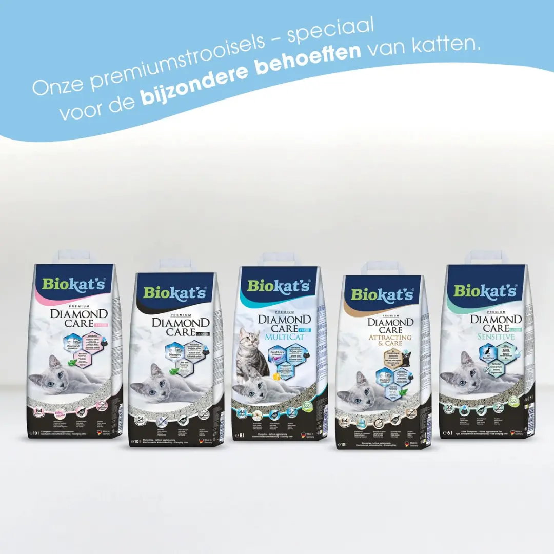 Biokat's Diamond Care Klontvormende Kattenbakvulling 10L