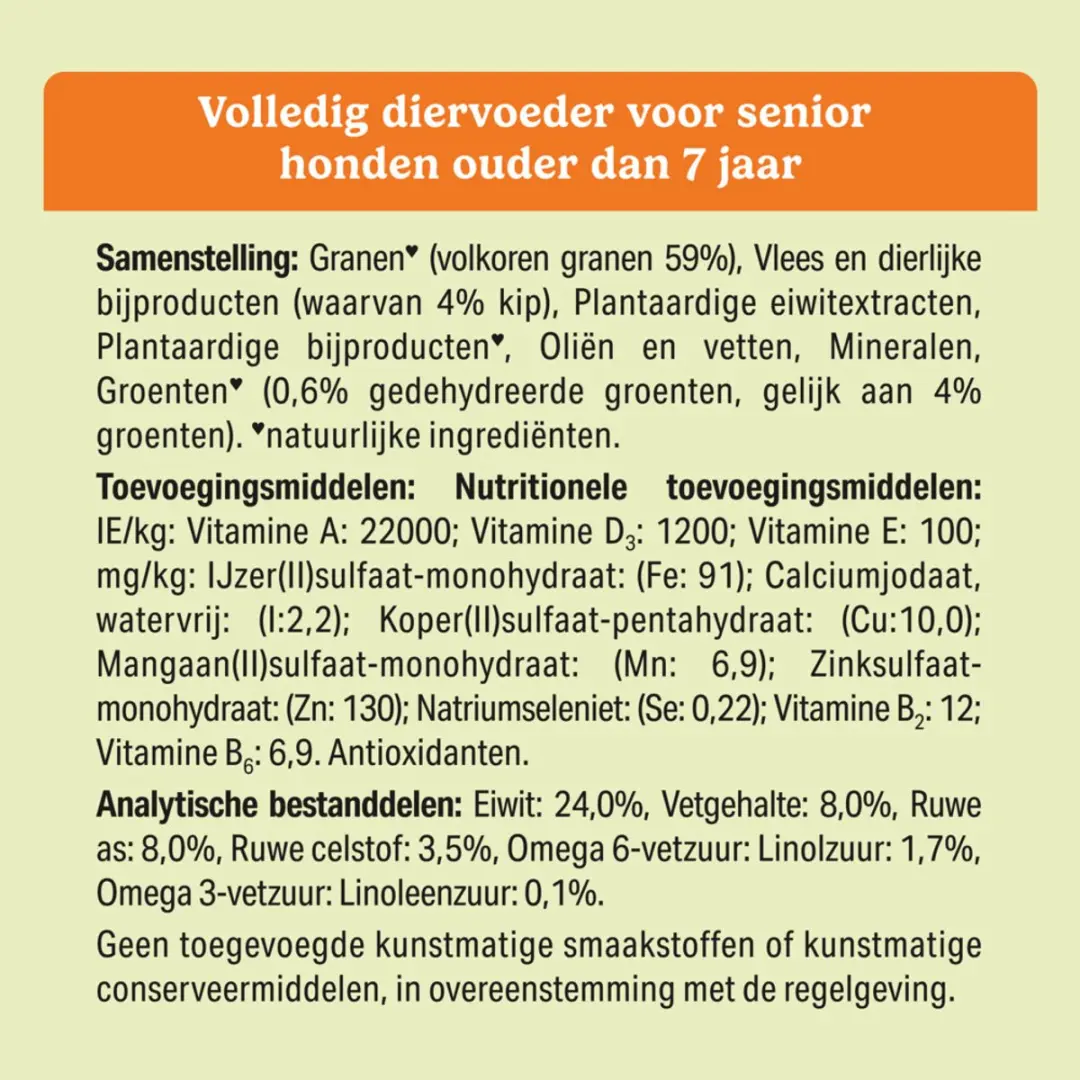 Bonzo Senior Kip Hondenvoer 3kg