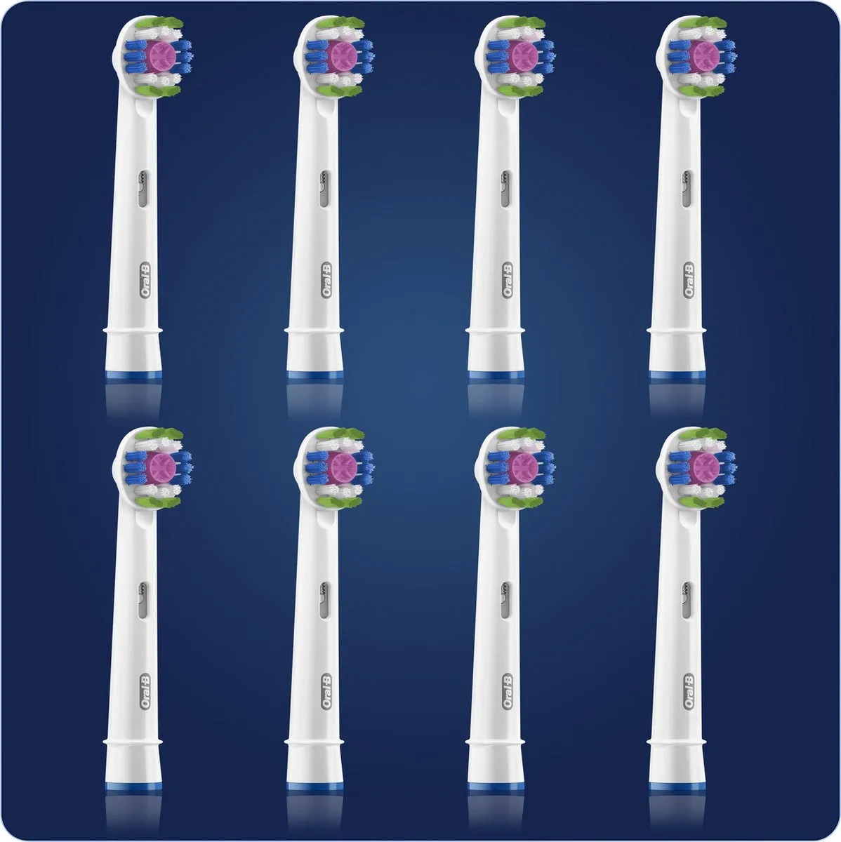 Oral-B 3D White Opzetborstels - 8 Stuks