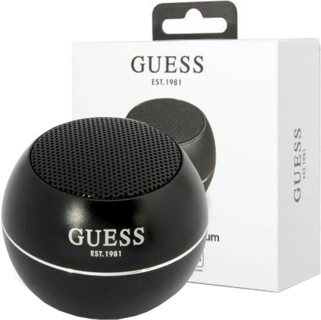 GUESS Mini Bluetooth Speaker 3666339051372 - Zwart