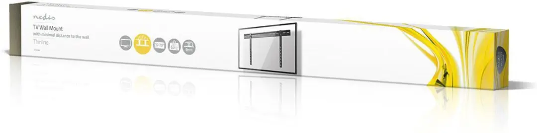 Nedis TVWM3050 Vaste TV-Muurbeugel - 37-70" - 65kg - Zwart