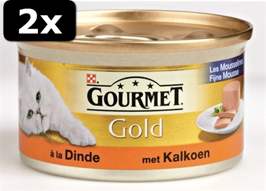 Gourmet Gold Mousse Kalk 2x 2040g