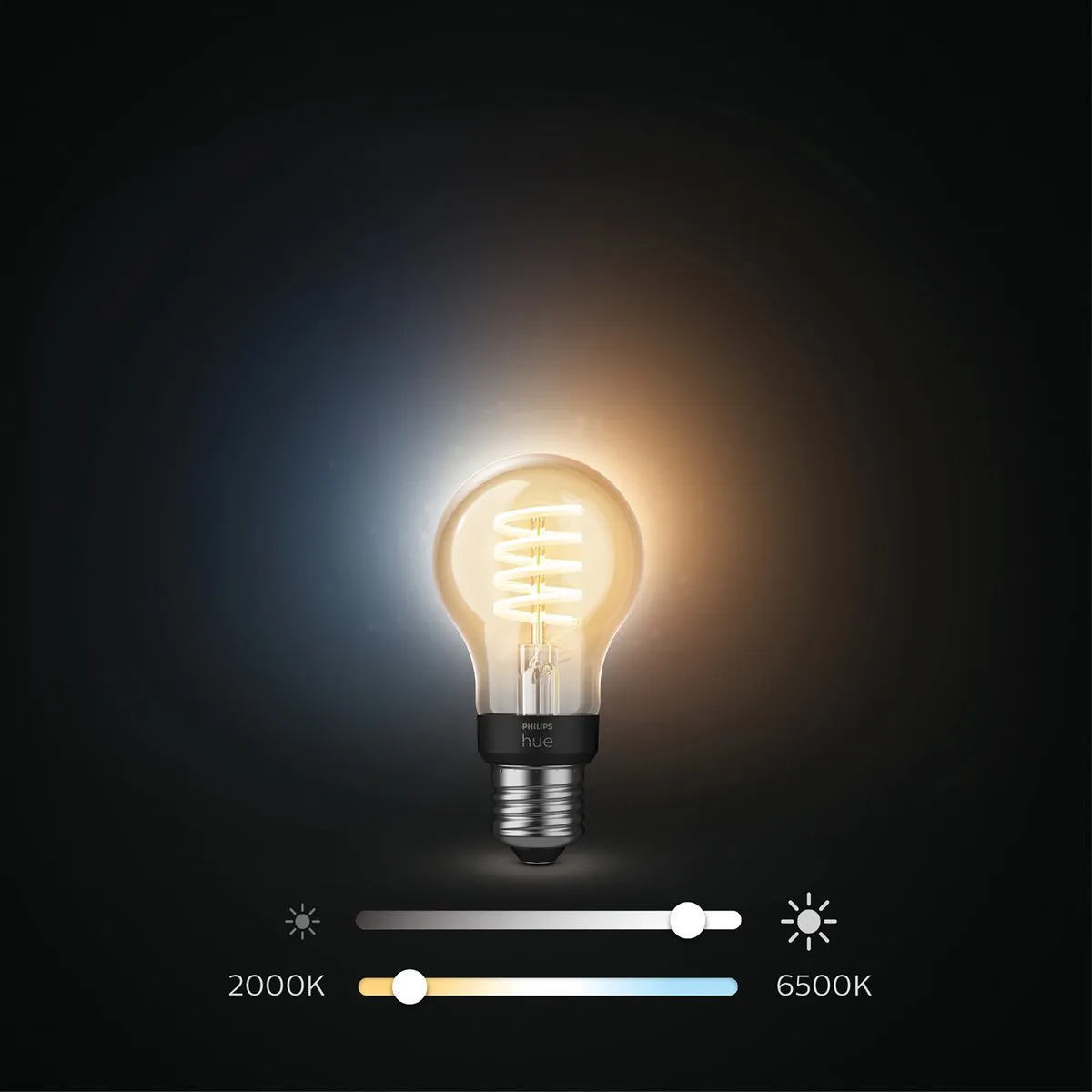 Philips Hue Starterspakket E27 - 2x Filament A60 - Warm tot Koelwit - Bridge Incl.