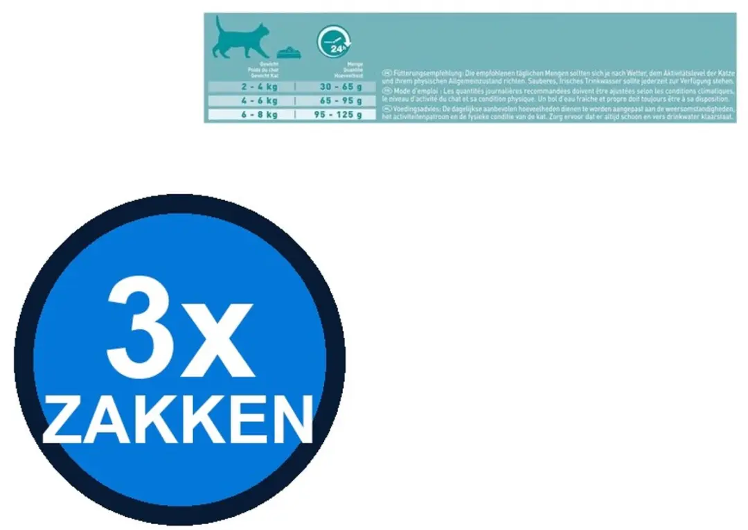 Purina One Adult Sensitive Kalkoen Kattenvoer Droogvoer 4kg