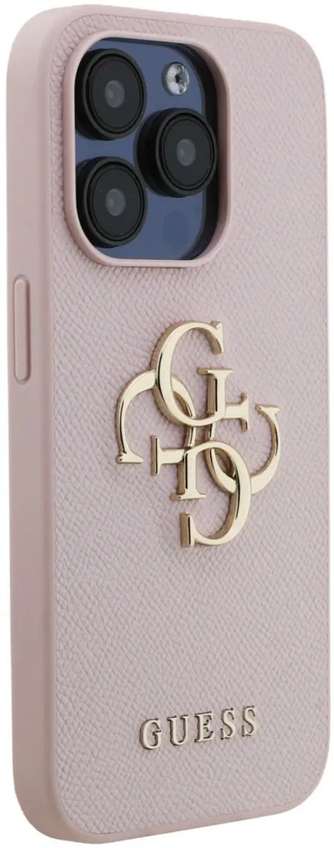 Guess Telefoonhoesje iPhone 15 Pro - Roze - MPN 3666339455897