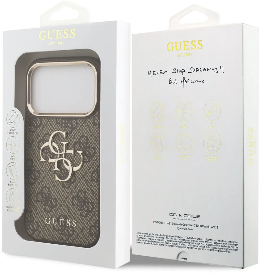 GUESS Back Cover iPhone 17 Pro Max 13791 - Bruin
