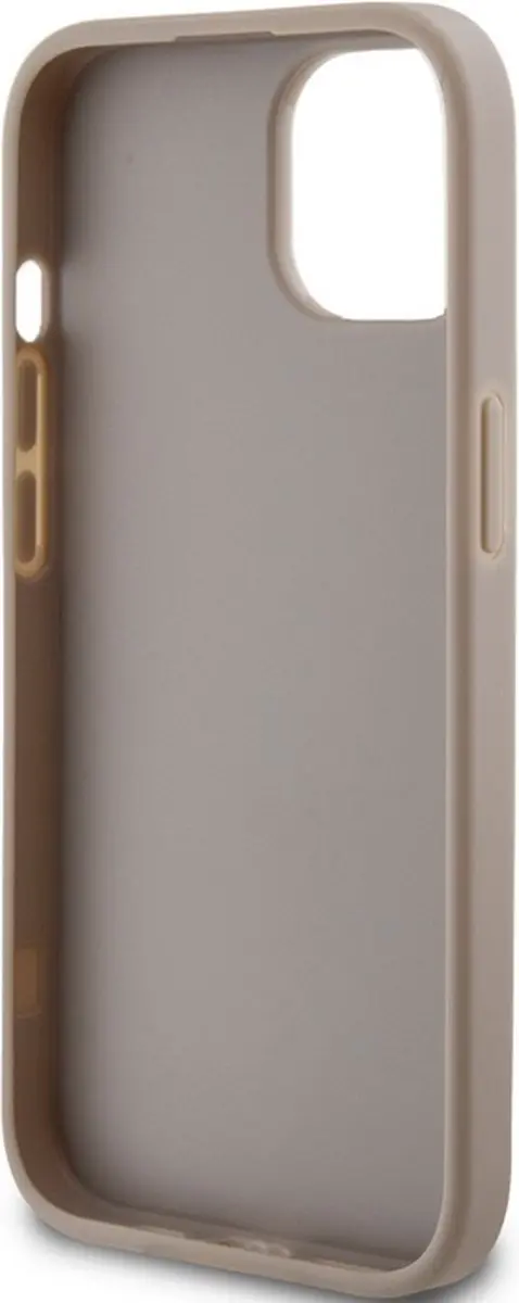 GUESS 4G Triangle Logo Back Case - iPhone 15 - Wit
