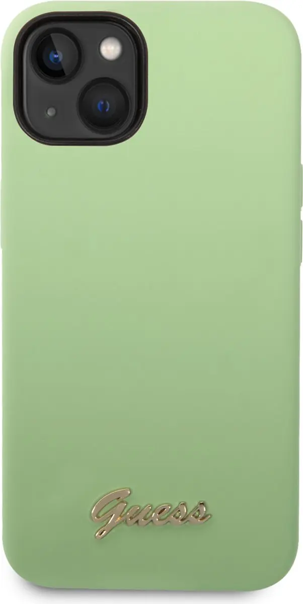 GUESS iPhone 14 Plus Smartphonehoesje Groen - 3666339065010