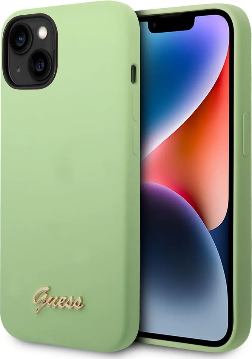 GUESS iPhone 14 Plus Smartphonehoesje Groen