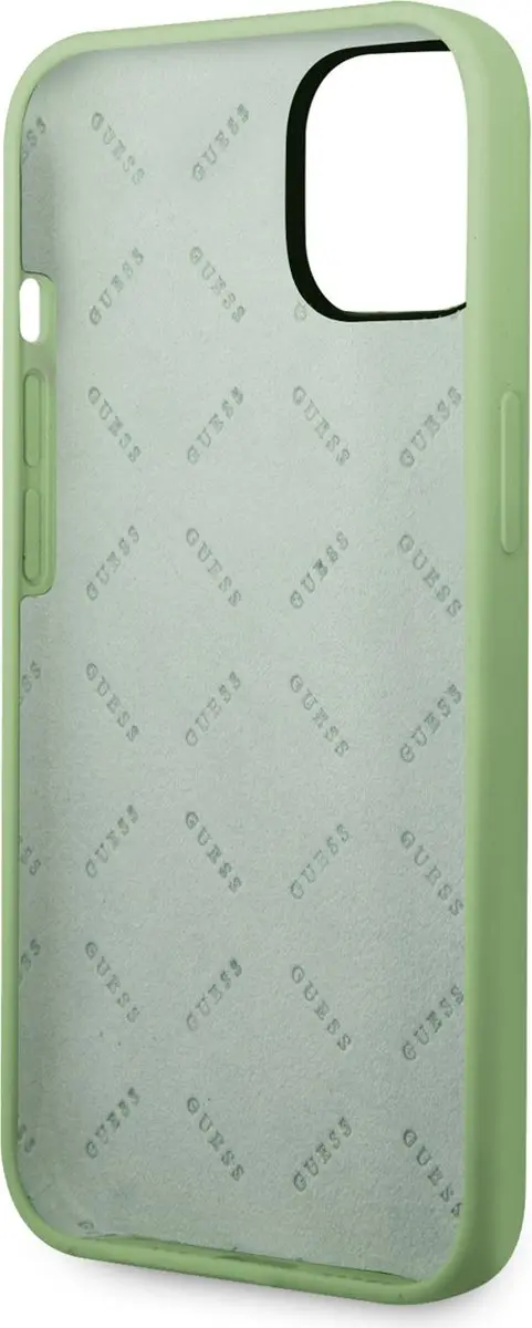 GUESS iPhone 14 Plus Smartphonehoesje Groen - 3666339065010