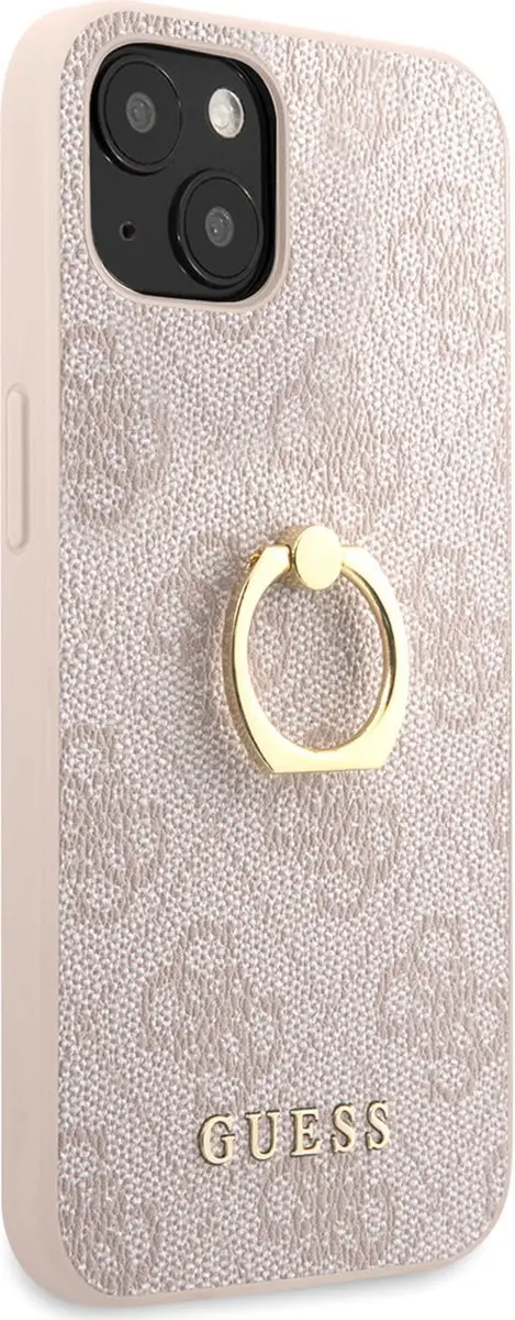 Guess iPhone 13 Mini Telefoonhoesje - Roze - 3666339023997