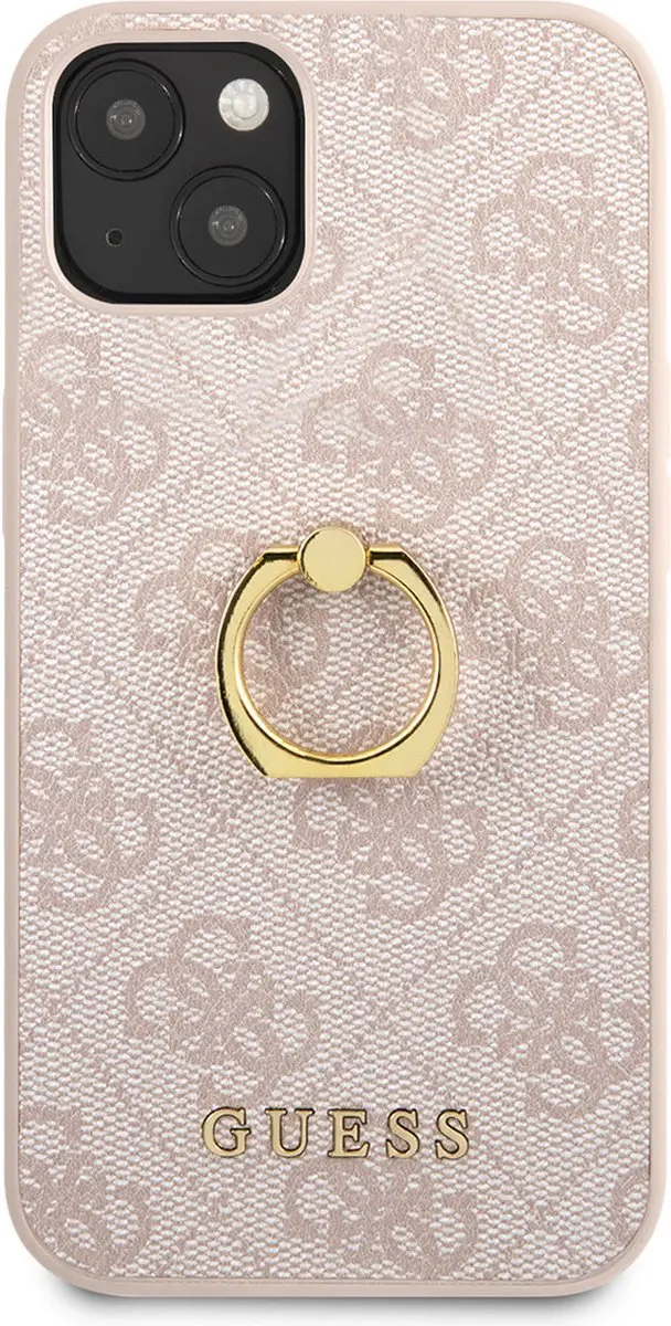 Guess iPhone 13 Mini Telefoonhoesje - Roze - 3666339023997