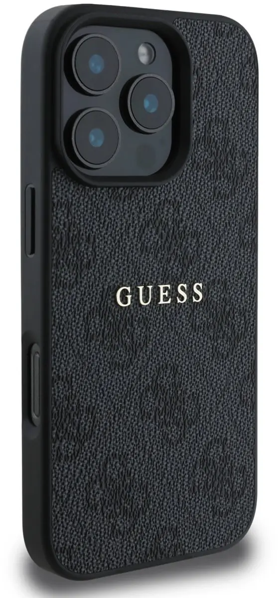GUESS Telefoonhoesje iPhone 16 Pro Max - MagSafe - Zwart