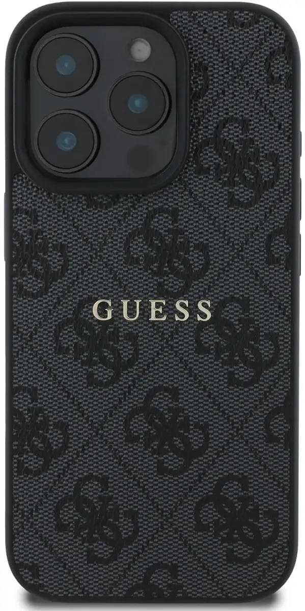 GUESS Telefoonhoesje iPhone 16 Pro Max - MagSafe - Zwart