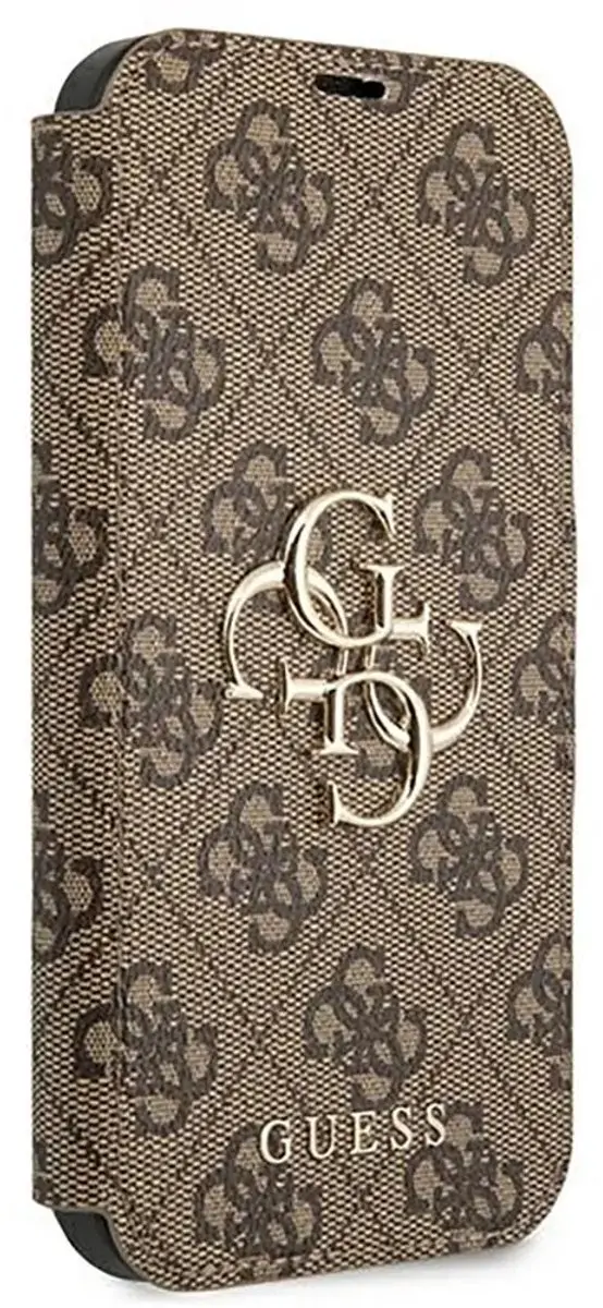 GUESS iPhone 13 Pro Bookcase Hoesje 7677 - Bruin