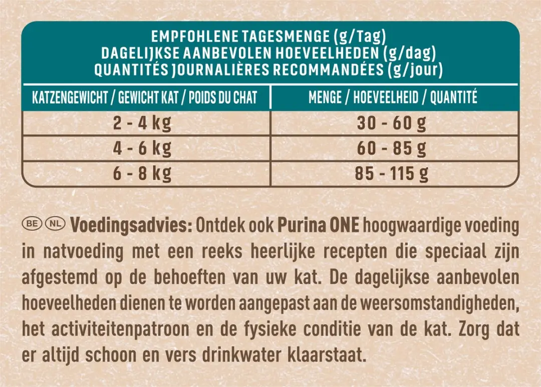 Purina ONE Graanvrij Adult Kattenbrokjes Zalm - 3,6kg - afbeelding 6 van 6