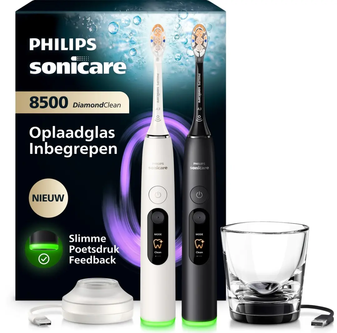 Philips Sonicare DiamondClean 8500 Duo HX8596/21 Elektrische Tandenborstels