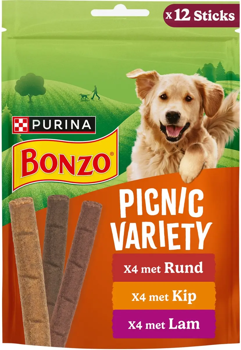 Bonzo PICNIC Variety - 12 Stuks (4x3)