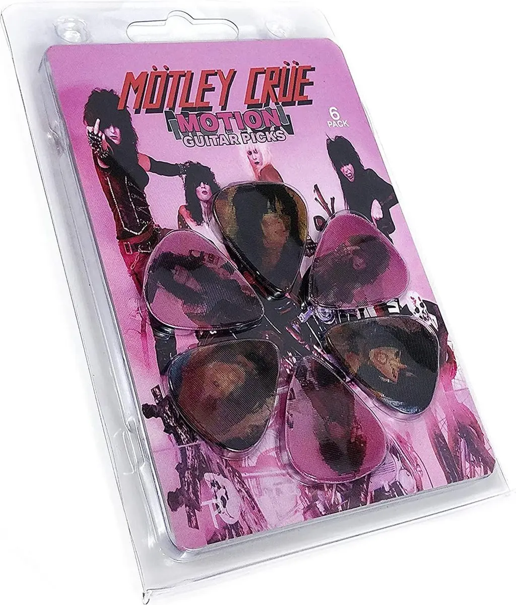 Perris Mötley Crüe Plectrum Medium Motion 0.71mm - 6 Stuks