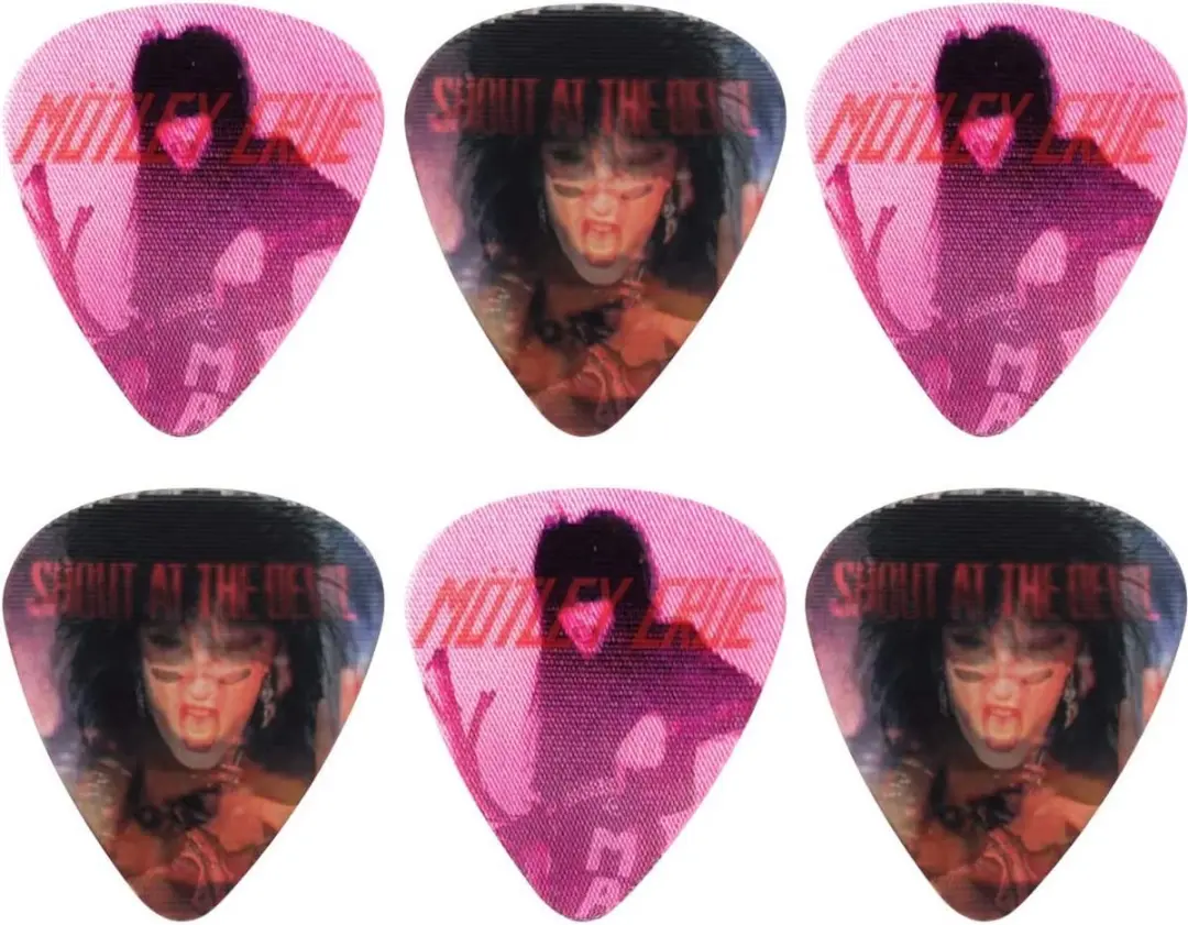 Perris Mötley Crüe Plectrum Medium Motion 0.71mm - 6 Stuks
