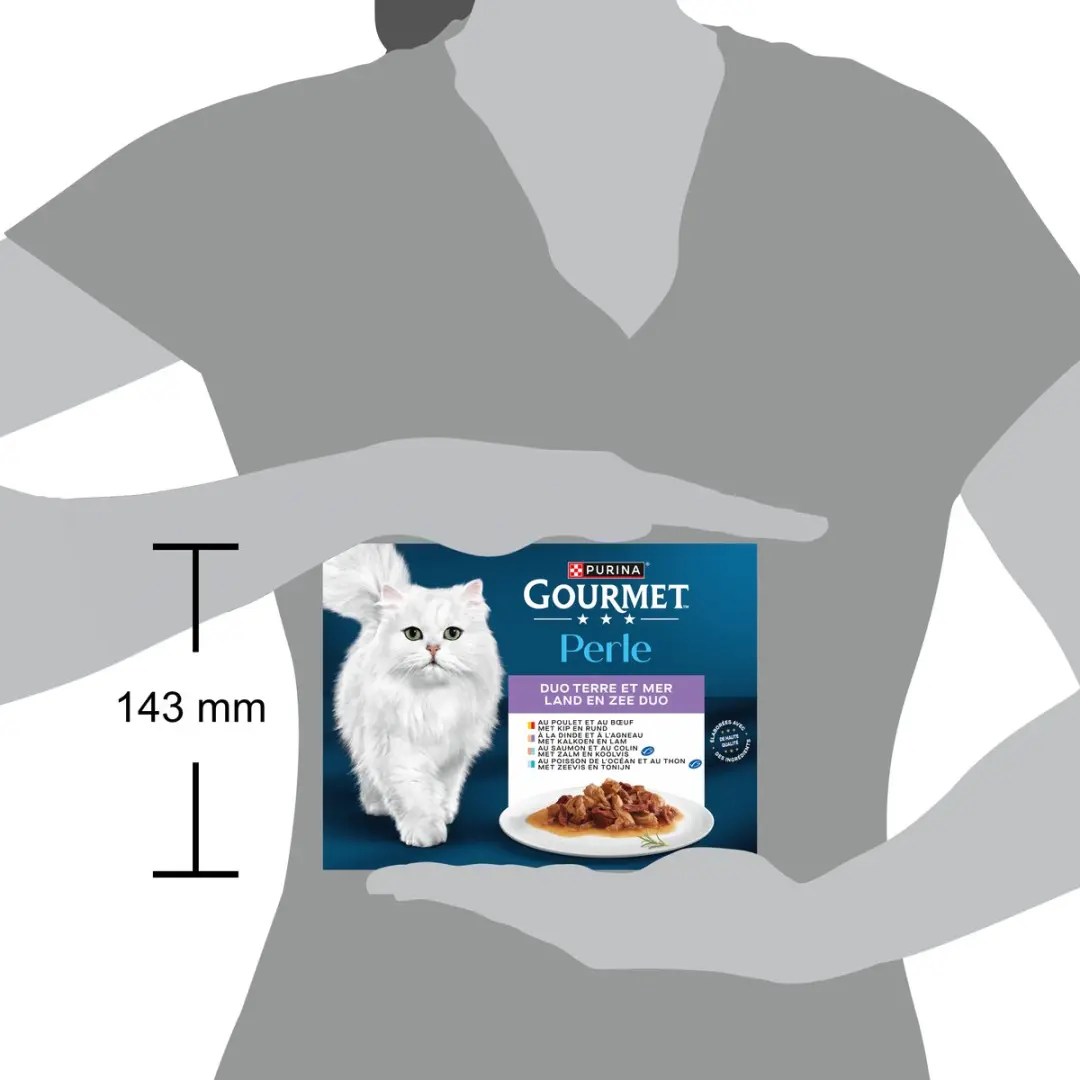 Gourmet Perle Kattenvoer Natvoer Kip & Rund 48x85g