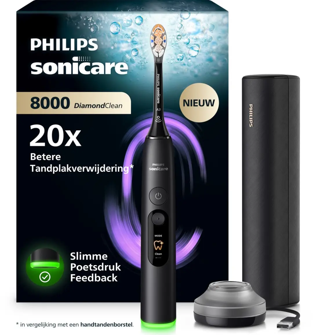 Philips Sonicare DiamondClean 8000 HX8311/12 Elektrische Tandenborstel