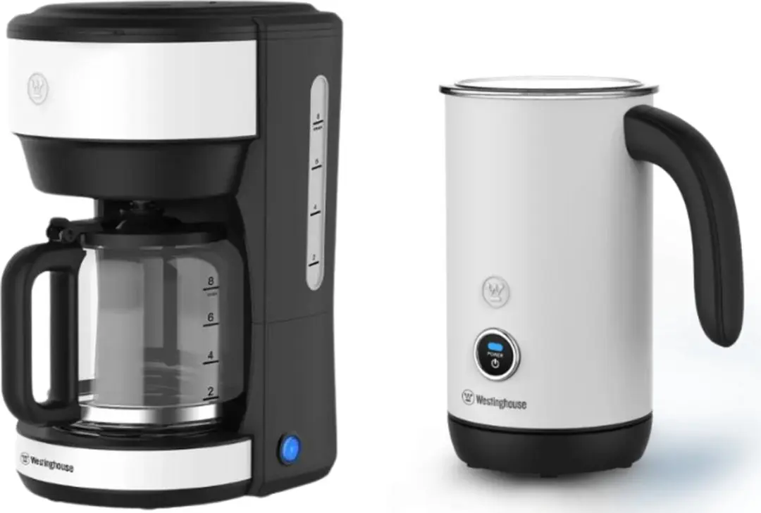 Westinghouse Basis Serie Koffiezetapparaat & Melkopschuimer 10 Koppen