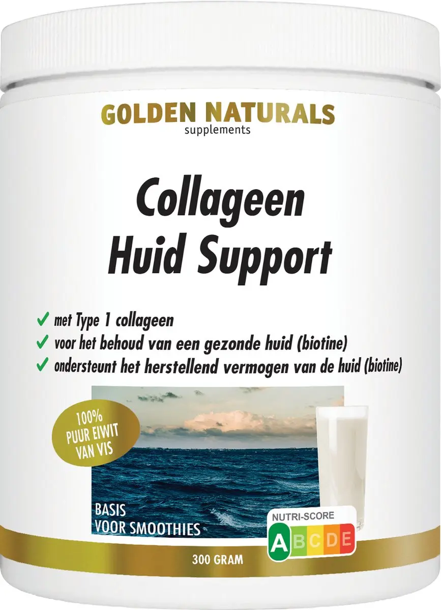 Golden Naturals Collageen Huid Support Vis 375g