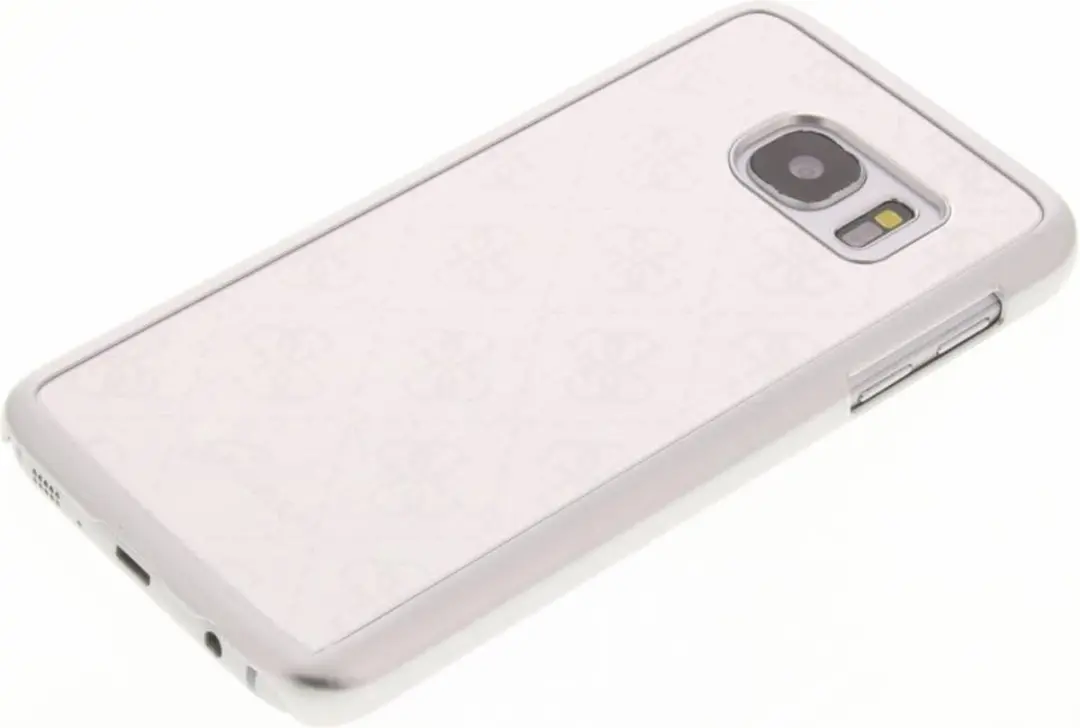 Guess Aluminium Plate Hard Case Samsung Galaxy S7 - Zilver