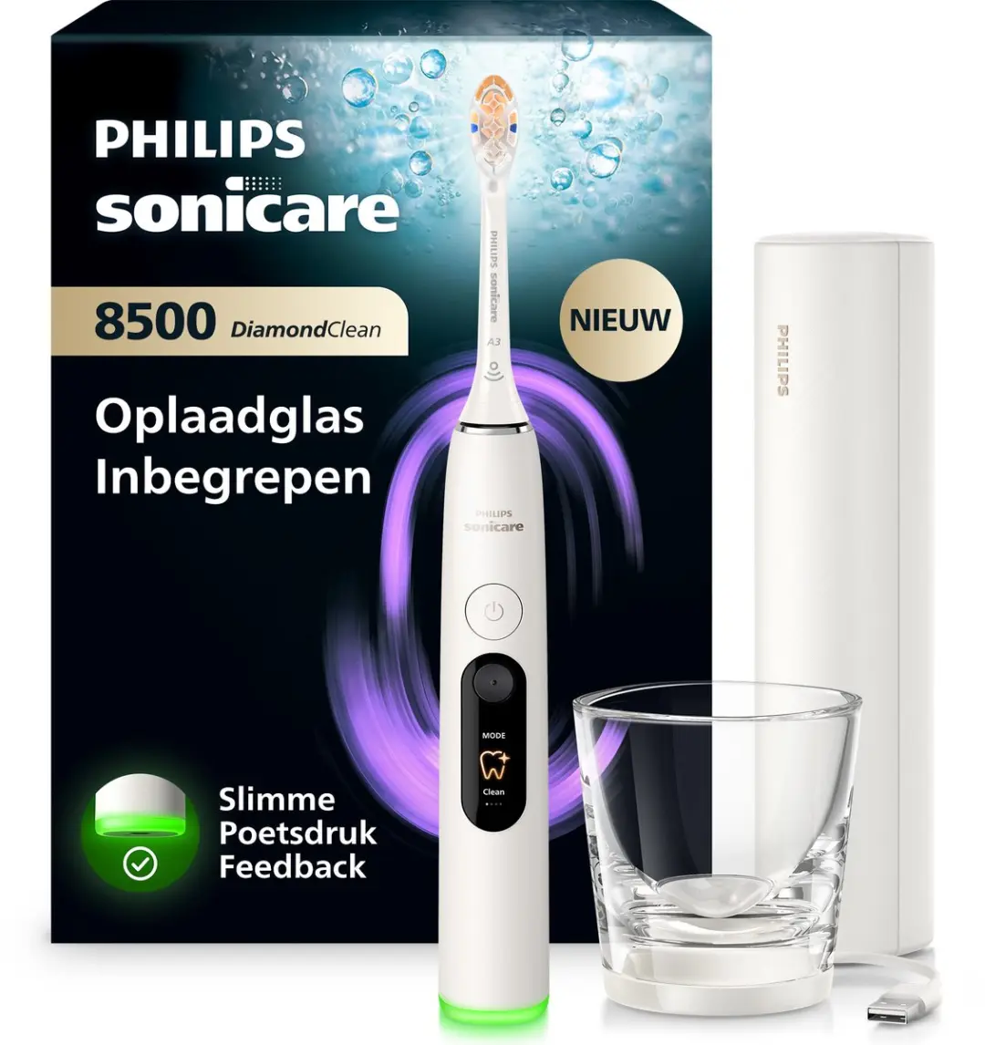Philips Sonicare DiamondClean 8500 HX8513/11 Elektrische Tandenborstel