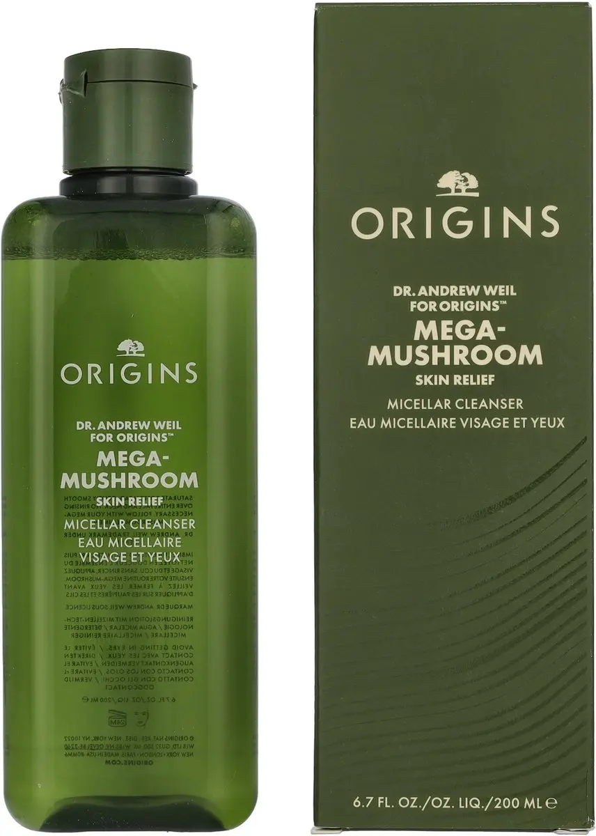 Origins Dr. Weil Mega-Mushroom Skin Relief Micellair Reinigingswater 200ml