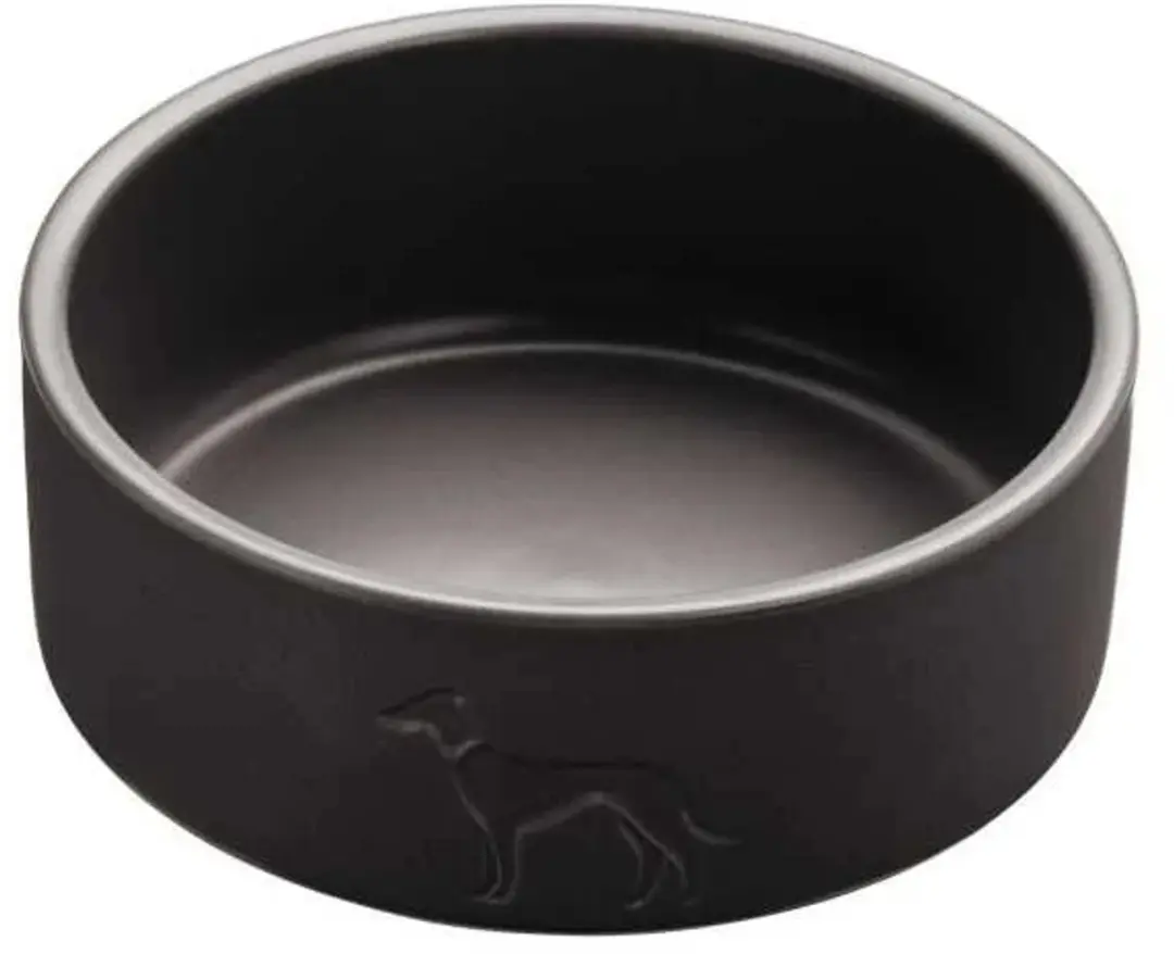 Hunter Keramische Voerbak 2500ml - Ø21.5cm Antraciet