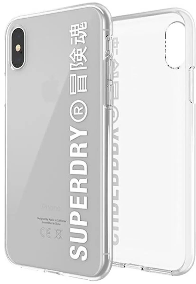 Superdry Snap Case iPhone X/XS - Transparant - MPN 8718846079686