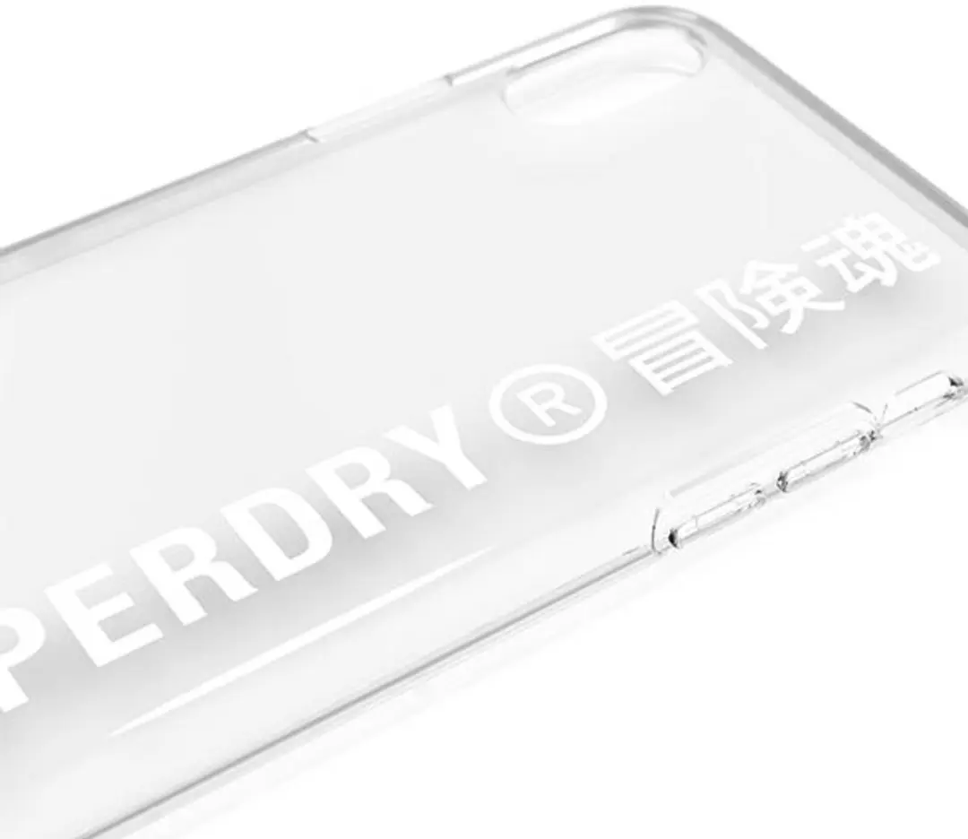 Superdry Snap Case iPhone X/XS - Transparant - MPN 8718846079686