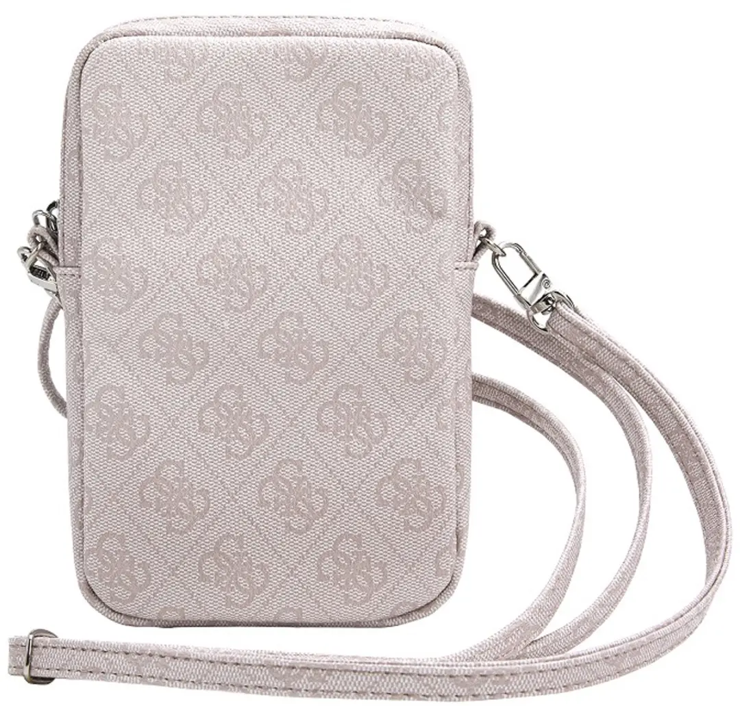 GUESS Triangle Logo Wallet Pouch GUWBZP4GFTSP - 3 Pasjes - Roze