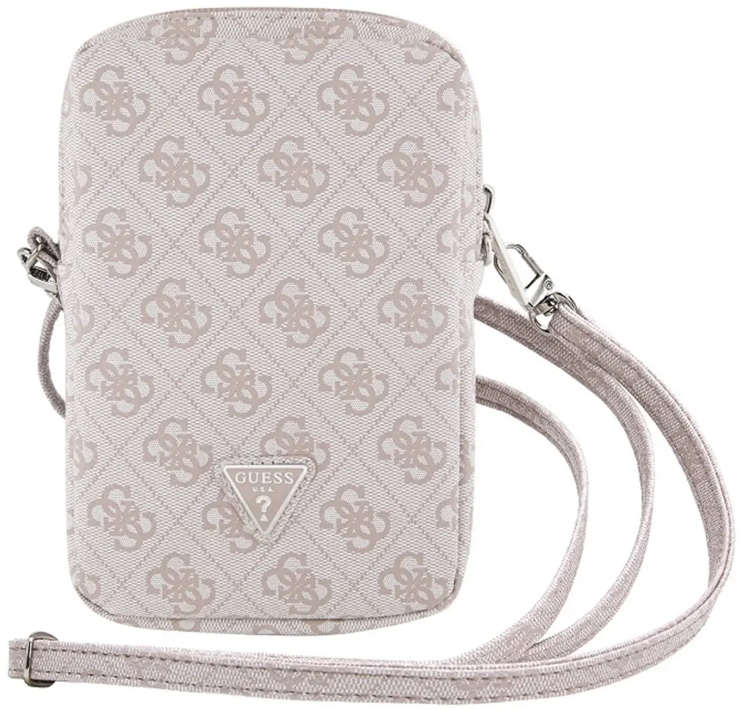 GUESS Triangle Logo Wallet Pouch GUWBZP4GFTSP - 3 Pasjes - Roze