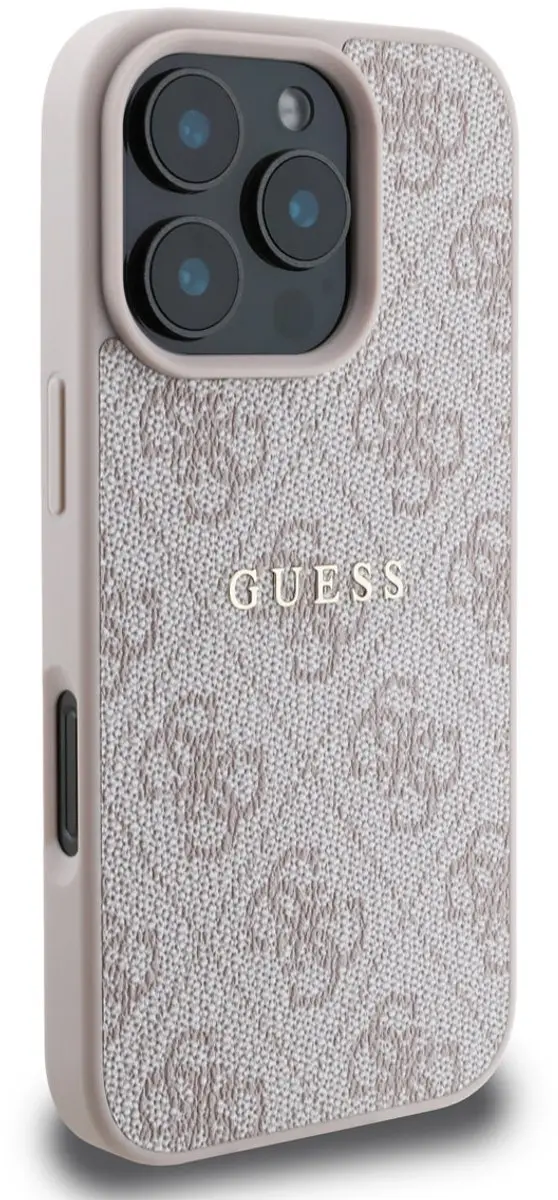 Guess iPhone 16 Pro Telefoonhoesje - Roze - MPN 3666339321956